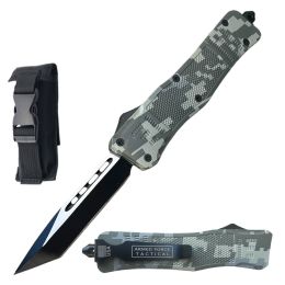 9.75" Ghost OTF Camo Tactical Automatic Tanto Blade Pocket Knife