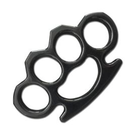 Black Heavy Duty Metal Knuckles Paperweight Accessory