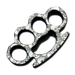 Heavy Duty Paper Weight Demonic Skull Knuckle Duster Solid Metal