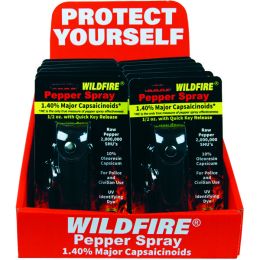 Wildfire Display 12 1/2oz Leatherette Black