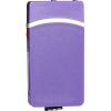 Fang Keychain Stun Gun and Flashlight with Battery Meter Purple