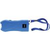 Rechargeable Runt 80,000,000 volt stun gun with flashlight and wrist strap disable pin Blue