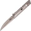 8.5" Assisted Open Pocket Knife Silver