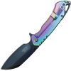 Assisted Open Folding Pocket Knife, Rainbow Handle w/ Black Accents