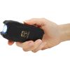 Hot Shot stun gun with flashlight and Battery Meter Black