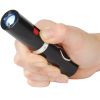 25,000,000 Volt Rechargeable Lipstick Stun Gun with Flashlight, black