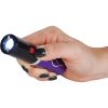 25,000,000 Volt Rechargeable Lipstick Stun Gun with Flashlight, purple