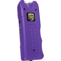 80,000,000 volt MultiGuard Stun Gun Alarm and Flashlight with Built in Charger Purple