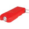 80,000,000 volt MutiGuard Stun Gun Alarm and Flashlight with Built in Charger Red