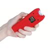 80,000,000 volt MutiGuard Stun Gun Alarm and Flashlight with Built in Charger Red