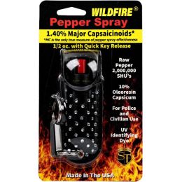 WildFire 1.4% MC 1/2 oz Halo Rhinestone Holster Black