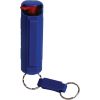 Wildfire 1.4% MC 1/2 oz pepper spray hard case with quick release keychain blue