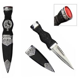 Lion Rampant Sgian Dubh Scottish Dirk Knife Dagger